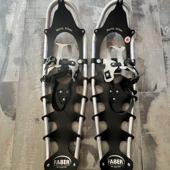 Like New!!  Faber 'North Hiker' Snowshoes - Picture 1 of 8